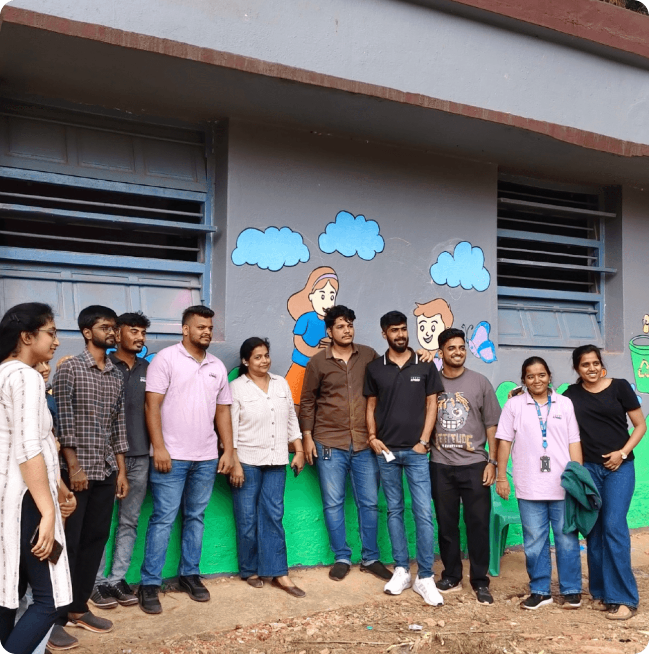 Sustainable infrastructure and school beautification with KPMG